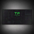 Terminal Forge™ Blue Matrix XL Desk Mat – Cybersecurity & Ethical Hacking Command Center Mousepad