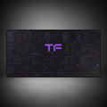 Terminal Forge™ Blue Matrix XL Desk Mat – Cybersecurity & Ethical Hacking Command Center Mousepad