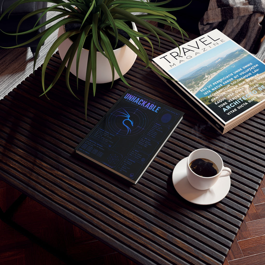 Terminal Forge™ UNHACKABLE Journal – Ethical Hacker Password Notebook | Cybersecurity Hardcover Notebook for Pentesters & Bug Bounty Hunters